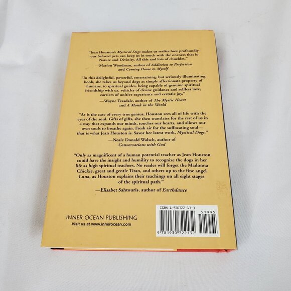 Mystical Dogs By Jean Houston Animals as Guides To Our Inner Life Hardback - Picture 6 of 10